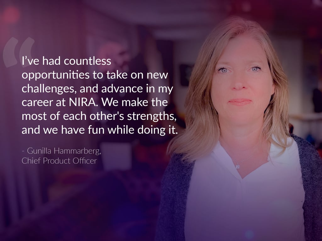 Gunilla Hammarberg, Chief Product Officer, NIRA Dynamics